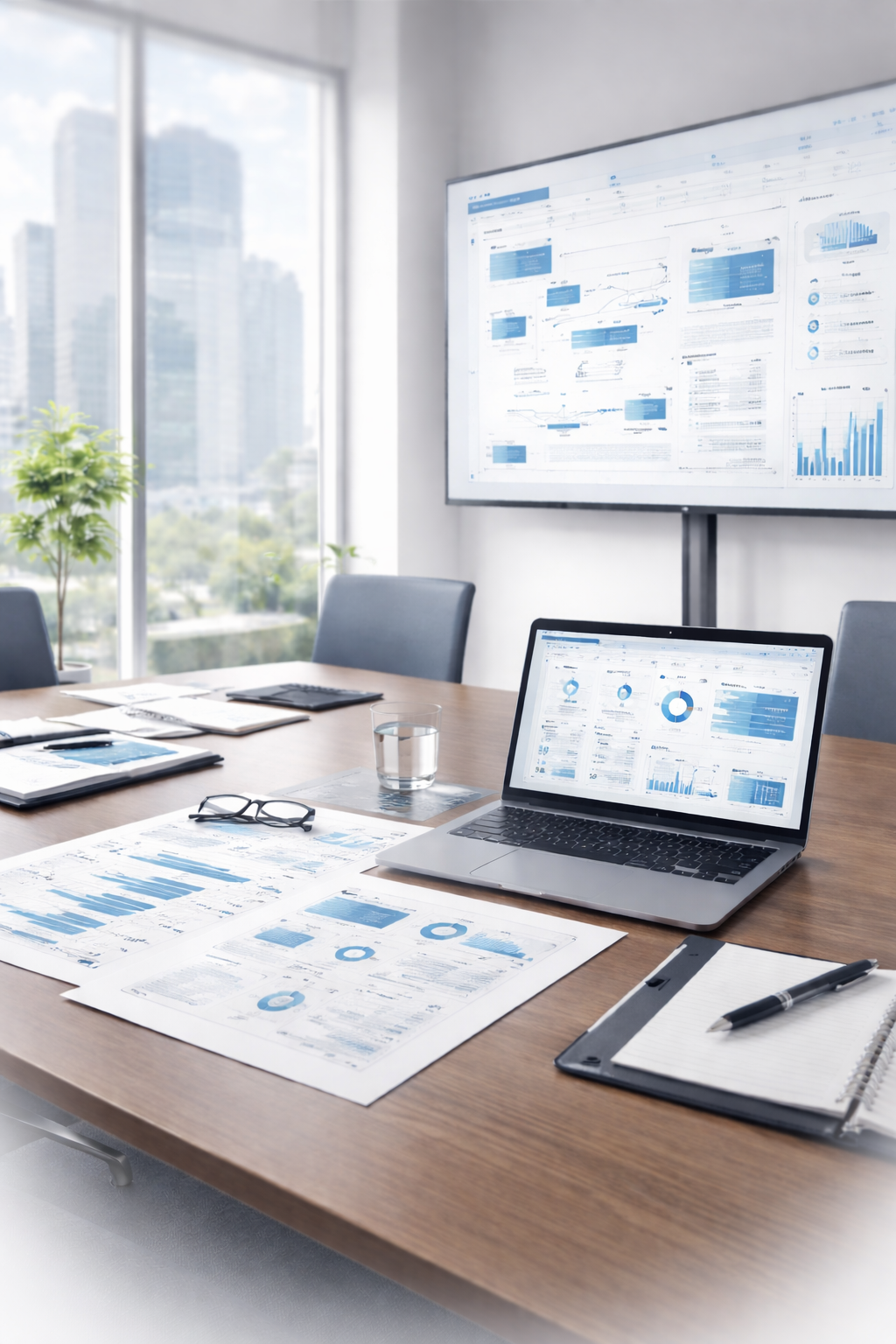 Professional operations and workflow planning workspace